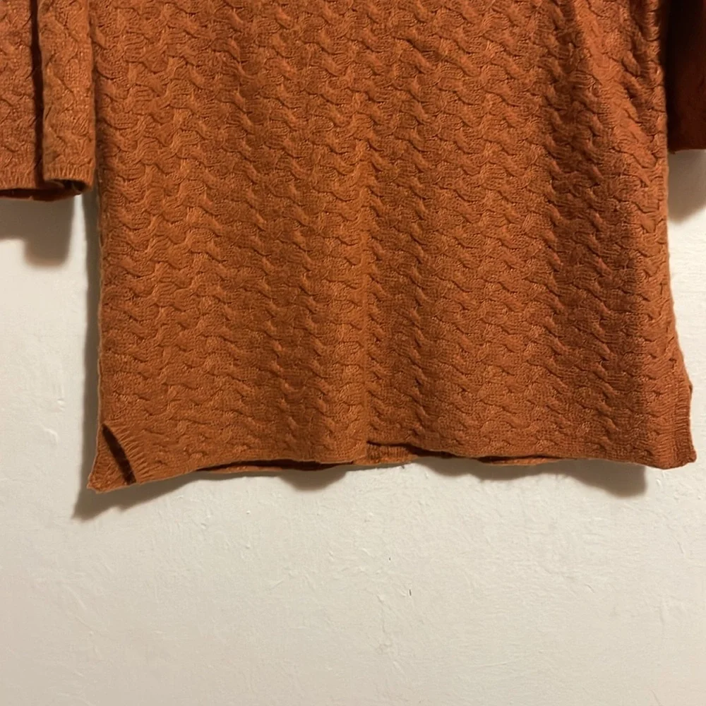 Fenn Wright Manson Women's Cowl Neck Sweater - Warm Rust. Size small. - Picture 4 of 5